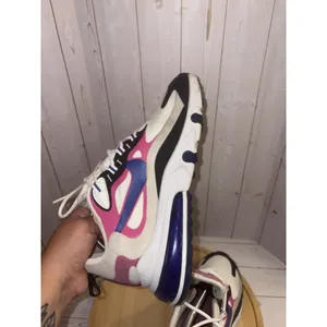 Nike Women's Sneakers Air Max 270 React 'White Fuchsia Blue' Sz 8.5 thumbnail 5