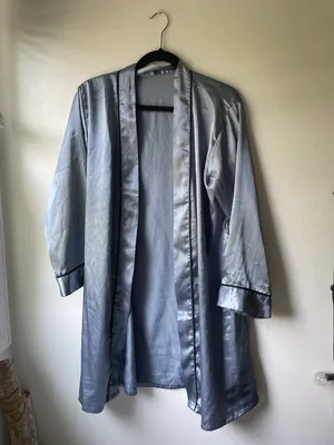 Blue Silk Robe thumbnail 1