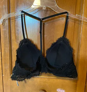 Black Aerie Lace Bralette thumbnail 1