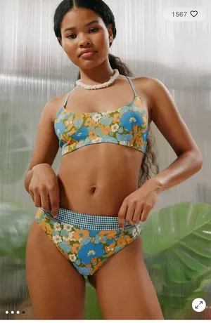 Urban Outfitters Kelly High Cut Bikini Bottom thumbnail 4