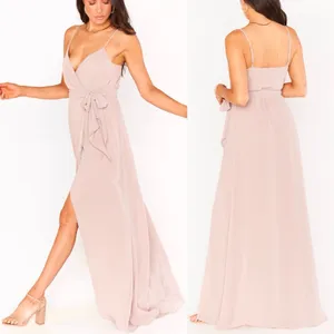 Show Me Your Mumu New Liz Maxi Bridesmaid Dress Dusty Blush Pink Size Medium thumbnail 4