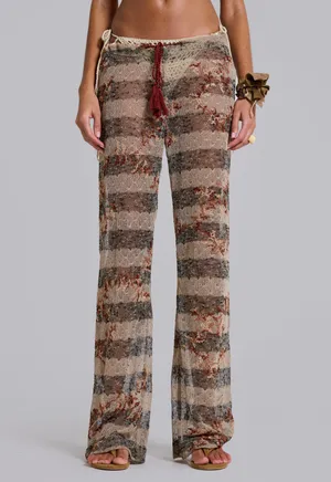Jaded London - Deva Stripe Knit Trousers thumbnail 4