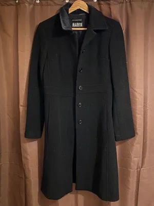 Vintage Marvin Richard long wool coat size small thumbnail 1