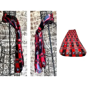 VTG University Georgia Scarf UGA Football Bulldogs Dawgs 58 in L x 12 in NWT thumbnail 5