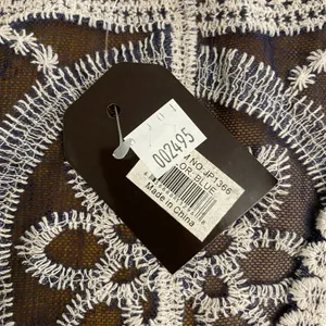 Janice Apparel NWT Vintage Style Navy Blue‎ Embroidered Lace Kimono OS Boho thumbnail 8