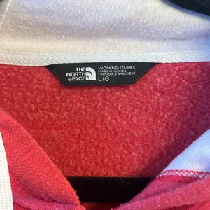 The North Face Pink and White Full Zip Hoodie Size Large thumbnail 5