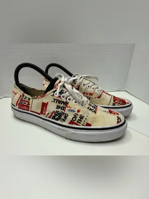 Vans authentic "Off The Wall" logo graphics Sneakers 8.5 w / 7 M thumbnail 10