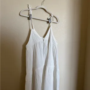Jacquie the Label Flowy Boho Maxi Dress Sz S Strappy Tiered‎ Gauze Beach NEW thumbnail 2