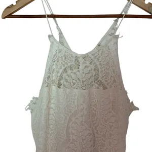 NWT Wishlist Apparel Ivory Lace Party Hi-Low Dress Size‎ M thumbnail 2
