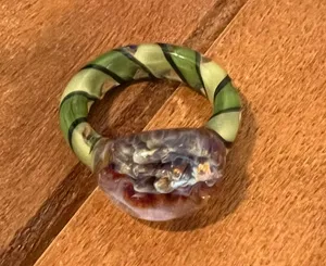 Blown Glass Ring Multiple thumbnail 1