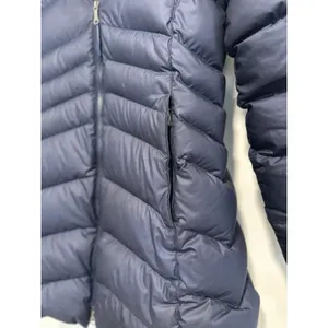EUC Marmot Sz:XS Navy 700 Down fill Hooded Mid Length Parka Winter Coat Jacket thumbnail 14