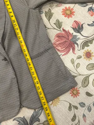 Houndstooth print blazer Gray Size M thumbnail 8