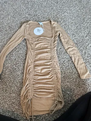 Princess Polly Dress tan thumbnail 3