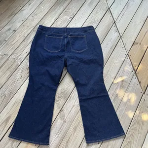 Abercrombie & Fitch Curve Love High Rise Bootcut Jeans Size 38S (46" Waist) NEW! thumbnail 2