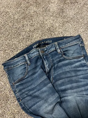 American Eagle next level stretch skinny distressed denim thumbnail 3
