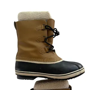 Sorel Pac Boots Ladies Size 7 Tan Rubber Waterproof Rain Winter thumbnail 4