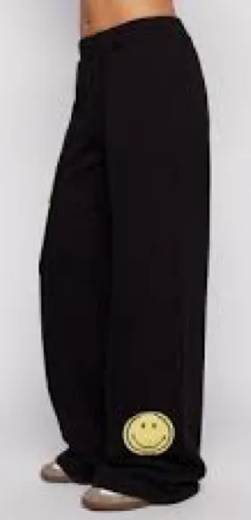 Samii Ryan SMILEY® STRAIGHT LEG PANTS, BLACK! Women’s Small! thumbnail 1