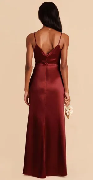 Birdy Grey Shiny Satin Catherine Dress thumbnail 2