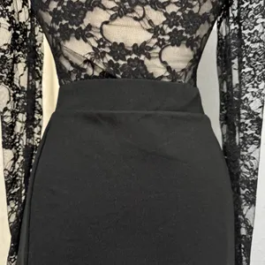 MARIO SERRANI Italy Women Black High Waist A Line Career Goth Skirt L Whimsigoth thumbnail 7