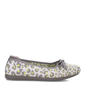 NEW CLARKS Women's Clarks, Carly Hope Flat GREY LEOPARD thumbnail 7