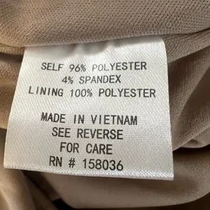 Birdy Grey Jay Crepe Maxi Dress Taupe V-Neck Side Slit Size Medium Bridesmaid thumbnail 6