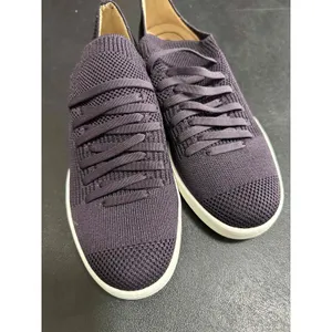 LifeStride Soft System Purple Knitted‎ Slip On Lace Up Sneakers Womens 8 thumbnail 2