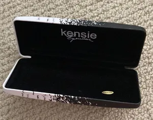 Kensie Eyewear Eyeglasses Case Eye Glasses EUC Black White thumbnail 6