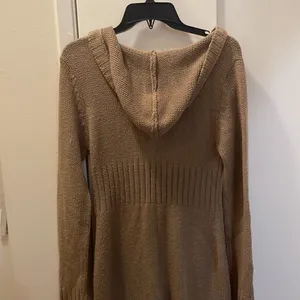 Gilmore girls style Lorilai One Step Up long line cardigan tan M thumbnail 6