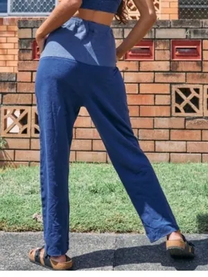 FREE PEOPLE MOVEMENT Surfside Joggers in Navy thumbnail 3