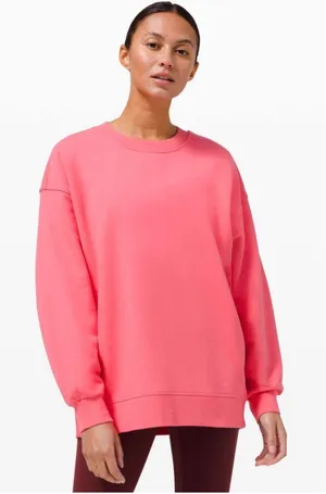 Lululemon‎ Perfectly Oversized Crew Sweatshirt XXL athleisure layered luxury thumbnail 1