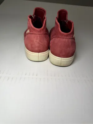 Ecco Women’s Slip-On Ankle Booties in Red Suede thumbnail 5