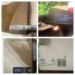 Anne Klein Pamela Booties Natural Sz 5.5 NWT thumbnail 8