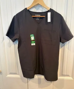 Scrubstar‎ Black Scrub Top Size Small thumbnail 1