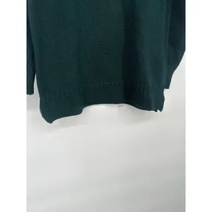 Woolovers Sweater Womens Small Green 100% British Wool‎ Classic Preppy Pullover thumbnail 3