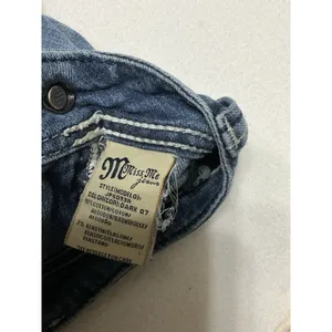 Miss Me Jeans Women 31 Bootcut Dark Wash Embroidered Rhinestone JP5033R thumbnail 4
