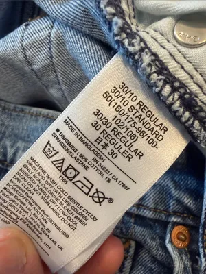 GAP '90s Loose Distressed High-Rise Blue Jeans Denim Size 30 - C55-027 thumbnail 3