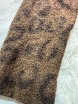 Women’s TRIBAL Wool Blend Coat: brown with Jaguar Print Size:4 thumbnail 12