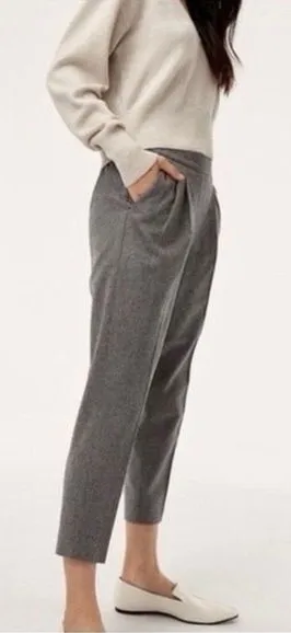 Babaton Cohen Pant Wool Cashmere Grey Size 0 thumbnail 1