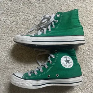 Converse Green High-Top Sneakers thumbnail 1