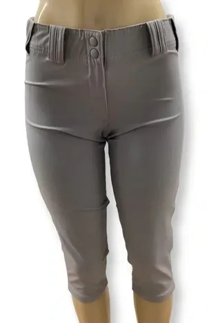 Adidas Size Large Grey Ladies Softball DQ Elite Pants.mNew Without Tags thumbnail 1