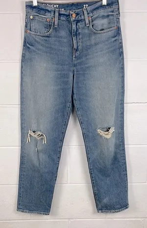 J.Crew Slouchy boyfriend Distressed Jean thumbnail 1