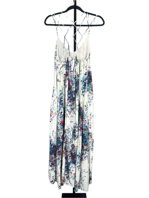 LoveStitch Knotted High Low Maxi Dress size large thumbnail 4