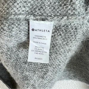 Athleta Undercover‎ Camo Pullover Sweater in CYA Grey thumbnail 5