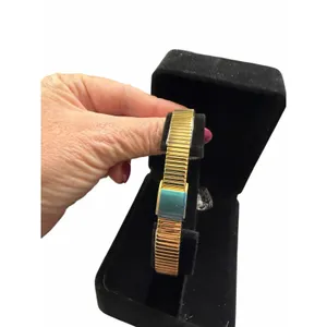 NWOT Heaven Mayhem Gold Tone Oval Watch thumbnail 4