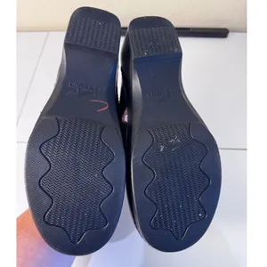 Dansko Black Leather Clog Sandals Women Size 42 10.5 Criss Cross Perforated thumbnail 3