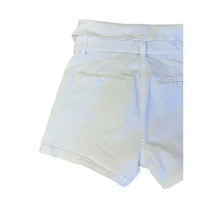 LE JEAN REVOLVE High Rise Lola Mini Shorts White Wash Front Tie Belted Sz 25 thumbnail 6