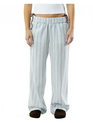 Pacsun Outer Banks Beachcomber Linen Boxer Pants NWT Blue Stripe Small thumbnail 7