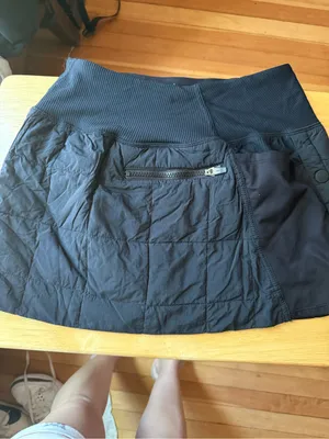 FP‎ Movement by Free People Black Quilted Mini Skirt with Side Snap size XS thumbnail 2