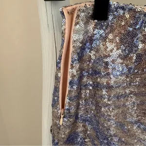 Revolve More To Come Ava Sequin Mini Skirt in Blue Multi Color SZ S thumbnail 6