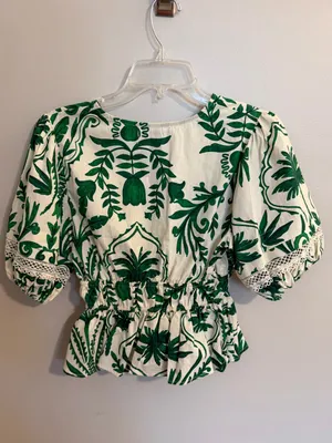 Band of The Free Floral Smocked Top thumbnail 5